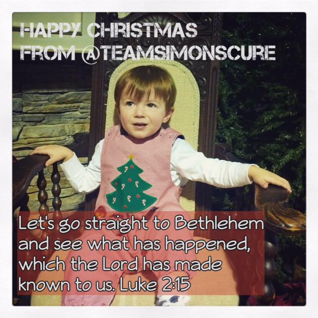 Teamsimonscure's tweet photo. Happy Christmas from @Teamsimonscure May God bless you &amp; keep you this Christmas &amp; as you welcome a brand new year! http://t.co/kFlR6IahJj