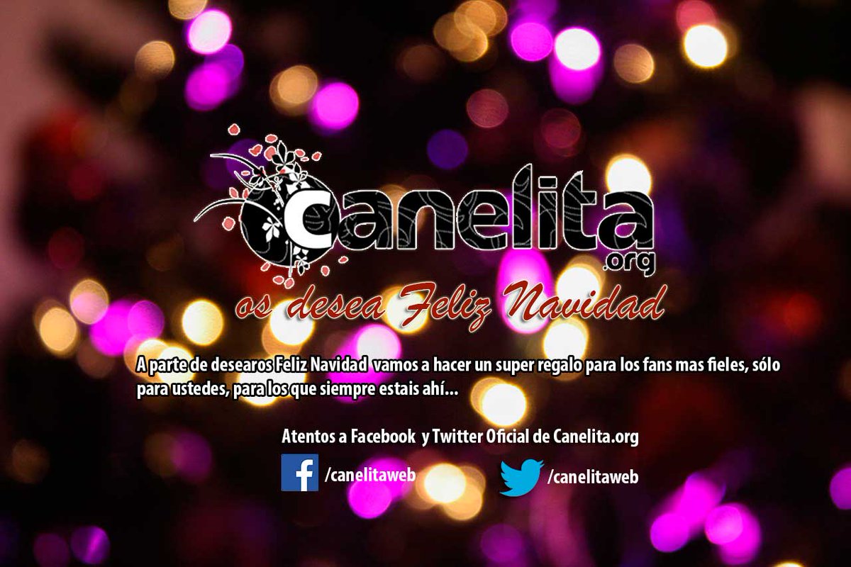 canelitaweb's tweet photo. Esta Navidad viene con sorpresa en http://t.co/EZYhZVVU25... atentos!! http://t.co/wSakK79tmR