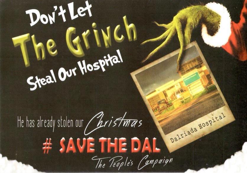 DanielMcL2's tweet photo. Fantastic Christmas cards produced by @SaveTheDal group. Great idea and great campaign! Well done @Reamai. http://t.co/Ylezo0iNe8