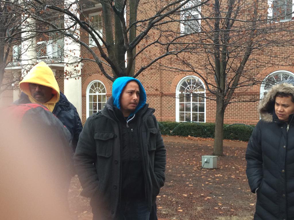 UndocuIL's tweet photo. "Thank you for your support. We're here to ask that they sign my certification b/c I'm in deportation." #Not1More http://t.co/TBPCEFxSdn