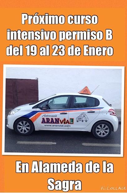 aranvial's tweet photo. Nuevo curso intensivo del permiso B en Alameda:
Fecha: 19 al 23 de Enero

¡¡Apúntate ya!! http://t.co/p2WyzUtrLl