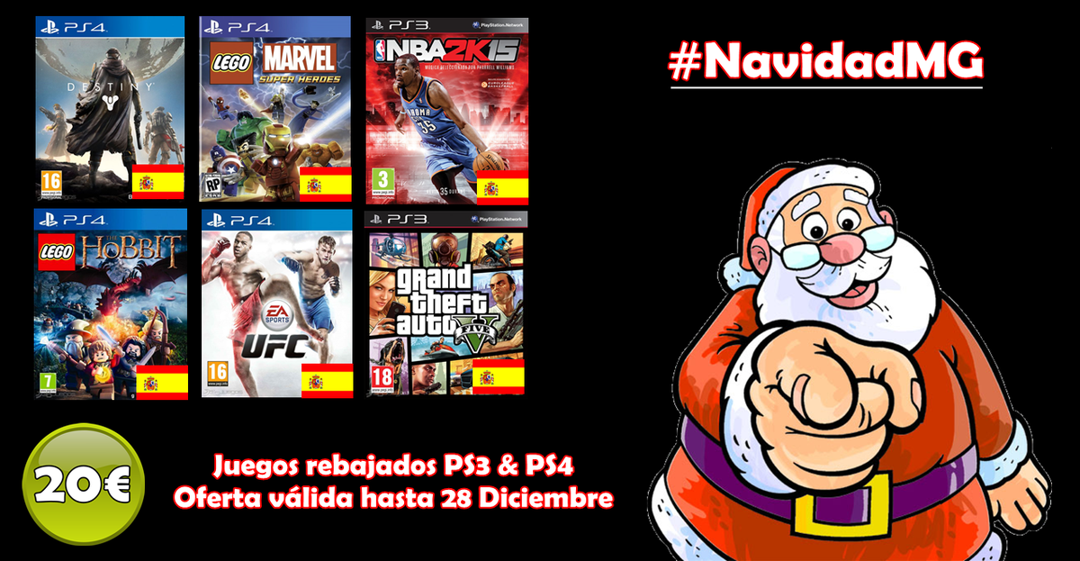 Mercadillo_PS3's tweet photo. Ofertas de #NavidadMG actualizadas
Disponibilidad instantánea
¡Ultimos 6 días! http://t.co/Pn1RxMpFHx