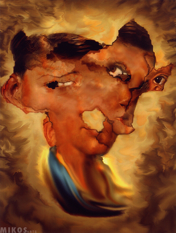 Dual Masters painting #followart #art #painting #drawing #artist #arte #fineart #mikos #artwit #twitart #iloveart