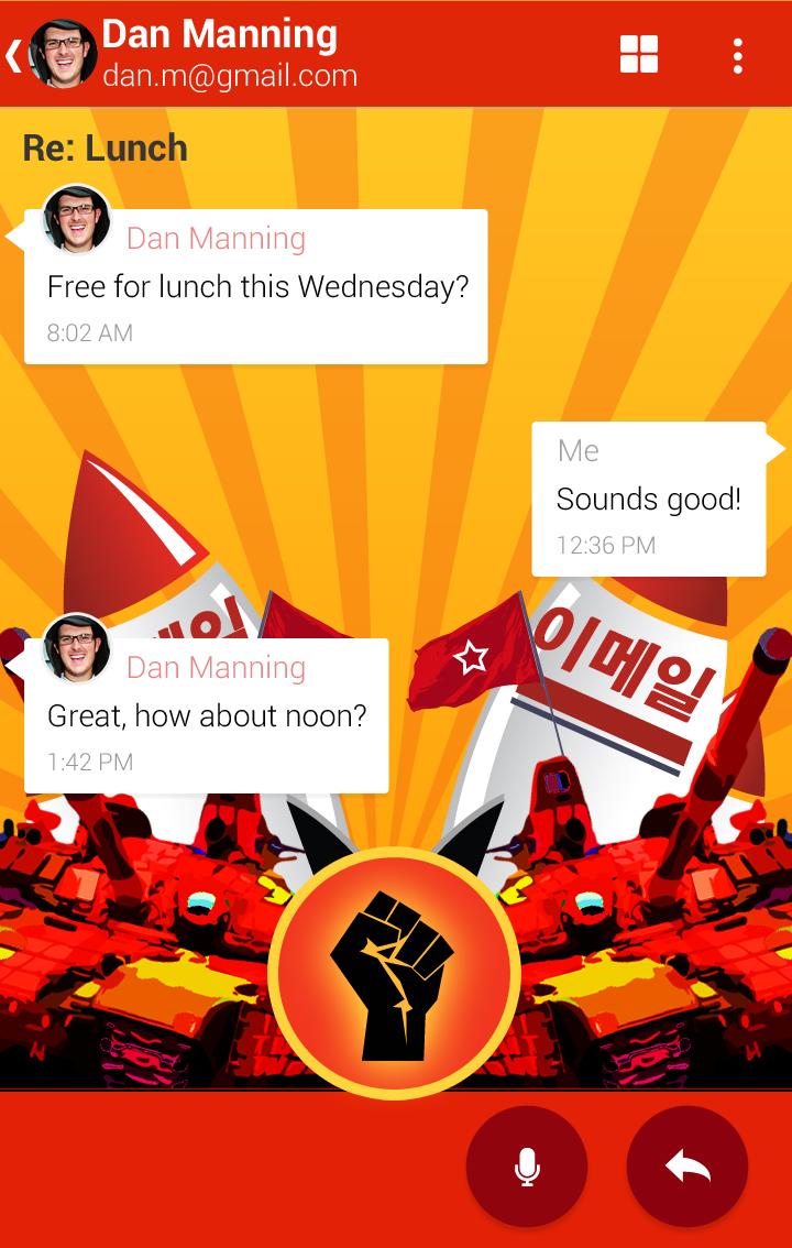 WeMail tweet media