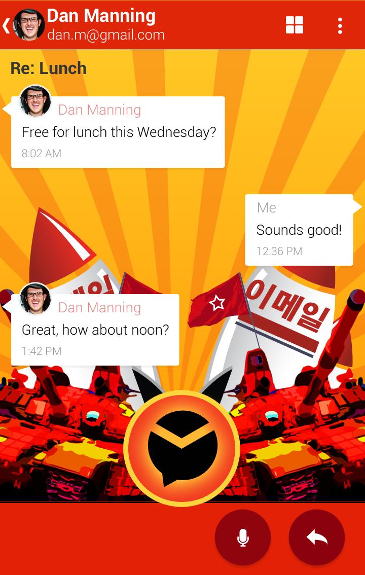 WeMail tweet media