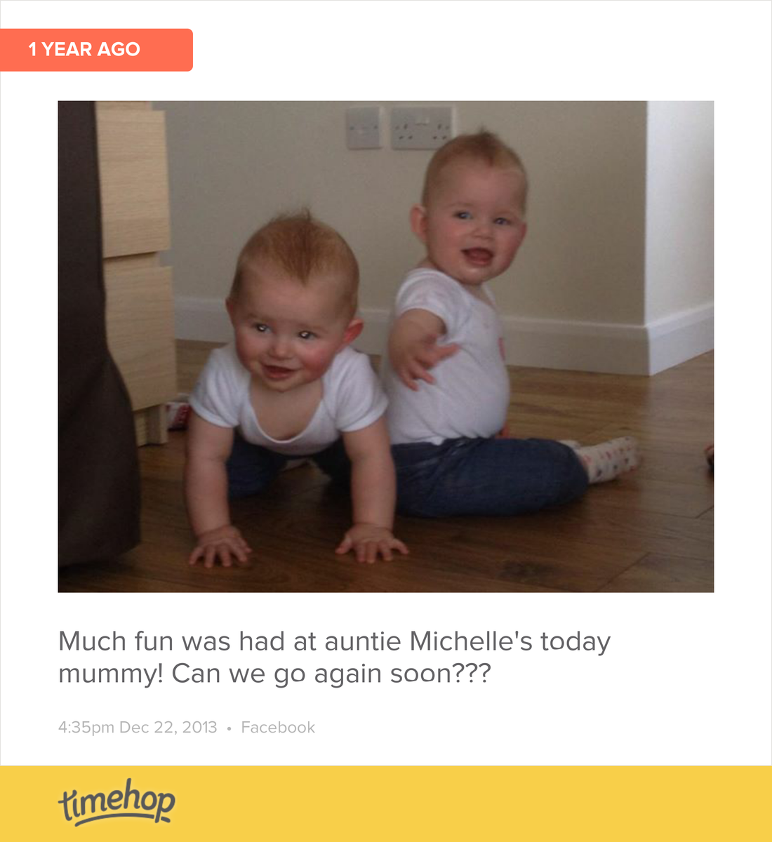MFraser1982's tweet photo. Awww they grow up so fast!! Love them xxx http://t.co/t5owbJWaY1 http://t.co/yvcHJvXGrK