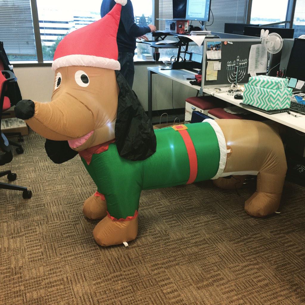 a_ellinghouse's tweet image. Since I can't bring my dog to work, my boss gave me an alternative! @jonatterbury #PernixData #HolidayGifts