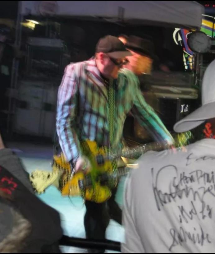Happy 66th Birthday to Rick Nielsen of One of my fav. muscians. Here\s a pic I took 2010.  :-) 
