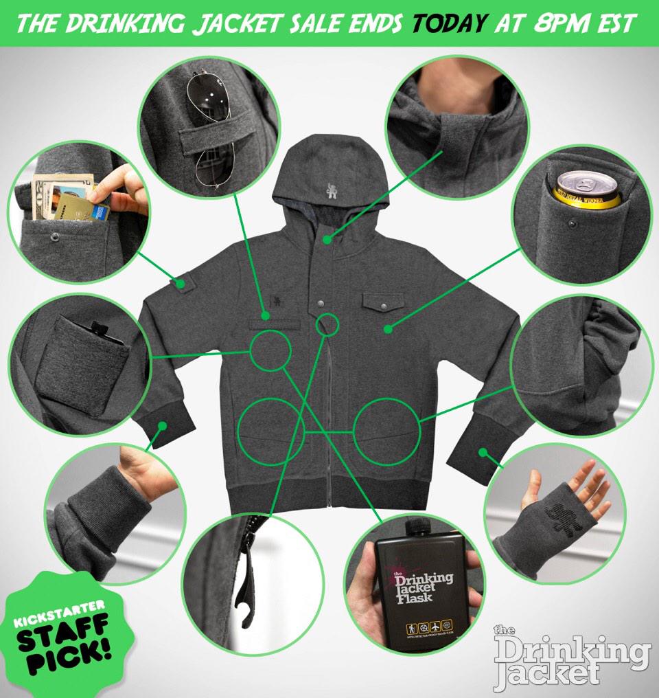 bertkreischer's tweet image. So proud @zanelamprey &amp;amp; his #DrinkingJacket ... I can't wait to get mine! 
Get yours NOW HERE: thedrinkingjacket.com