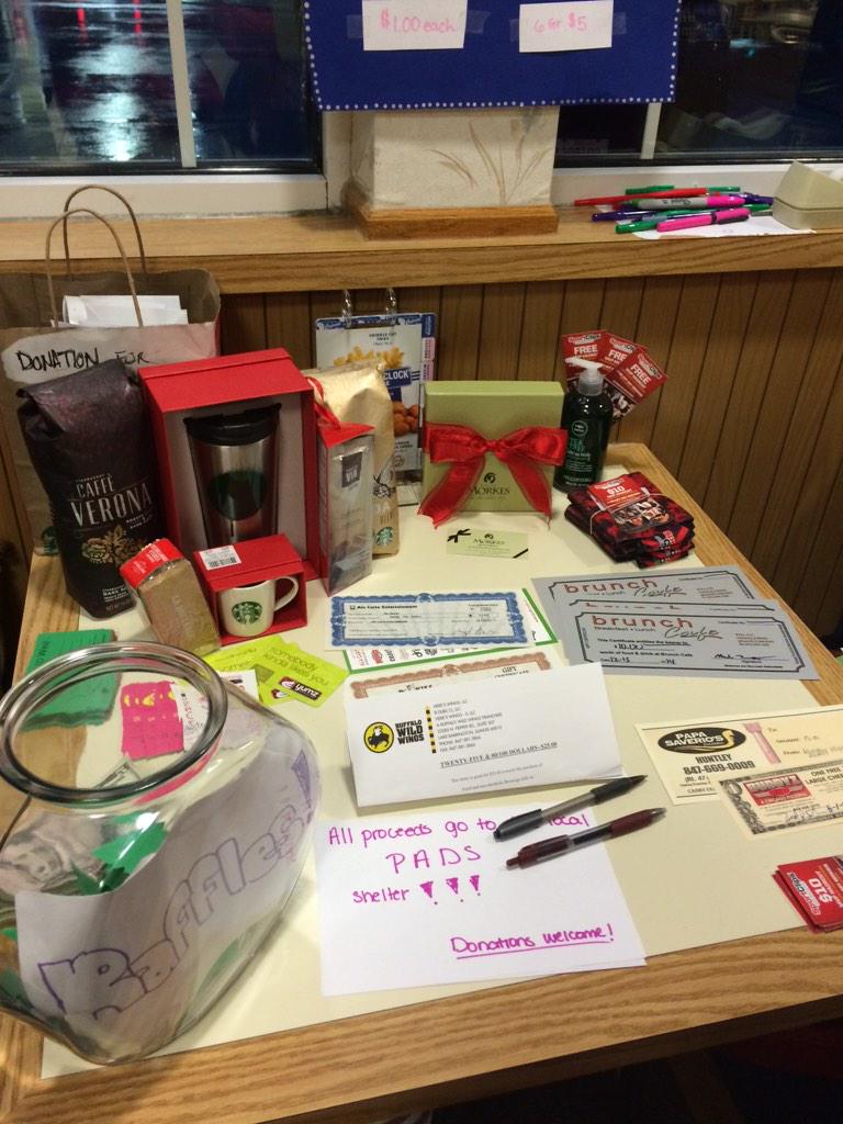 come get some raffle prizes!!