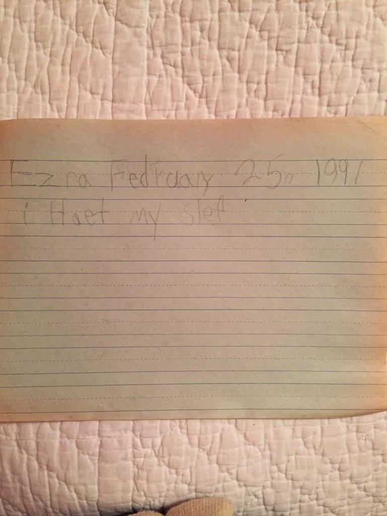 arzE's tweet image. Fedruary 25, 1991 - "i Haet my slef" 😮 I've been keeping it too real my whole life