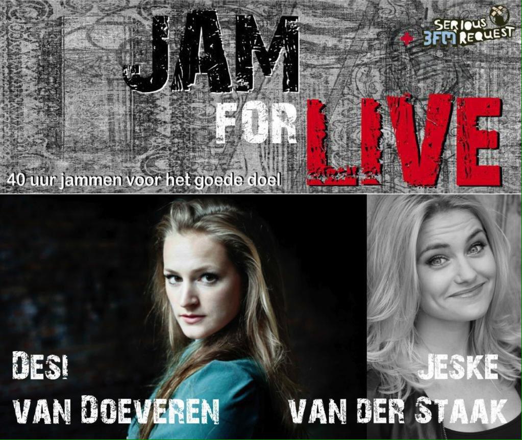 JeskeVandeStaak's tweet photo. Zin in morgen, vroegste optreden ever
@DesivanDoeveren Donaties nog steeds meer dan welcome #JamforLive #SR14 http://t.co/BuBCyzZeNS