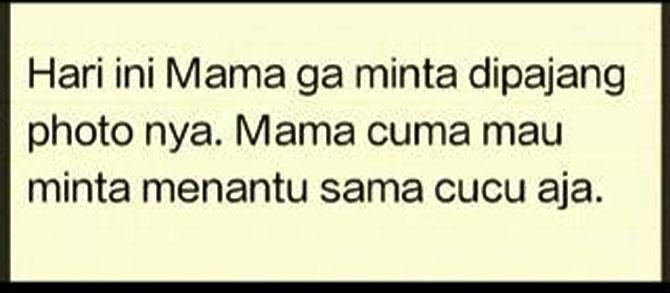 "Percuma Selamat Hari Ibu kalau Mama Tidak Dikirimi Pulsa": bit.ly/1HrSDUS