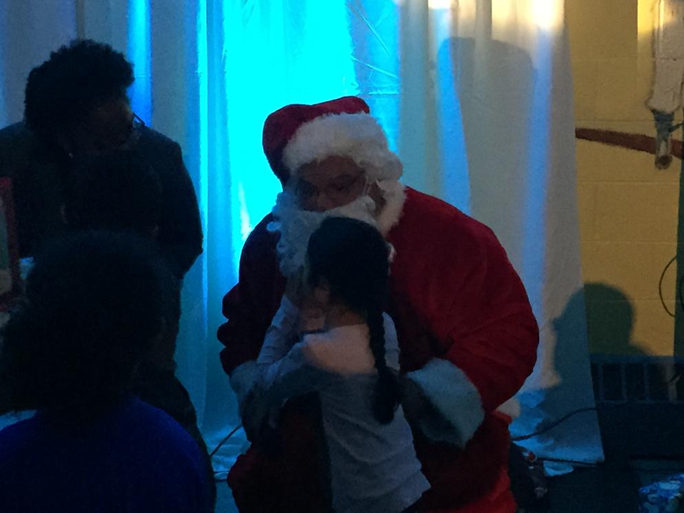 Santa visiting School 25