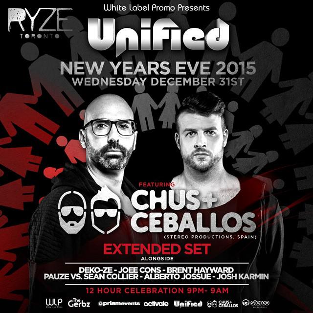 ojfromtoronto's tweet photo. @chusceballos headline the 12 hour NYE event at @RYZETORONTO !
@DJBrentHayward @TheGerbz @whitelabelpod #unifiedto http://t.co/Yiiuj3euZz