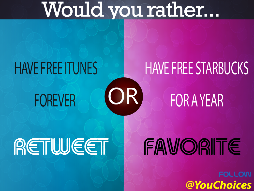 YouChoices's tweet photo. iTunes or Starbucks?

Check out what people said here: http://t.co/NIUDP8Ntuc http://t.co/Pbe5glEQ1R