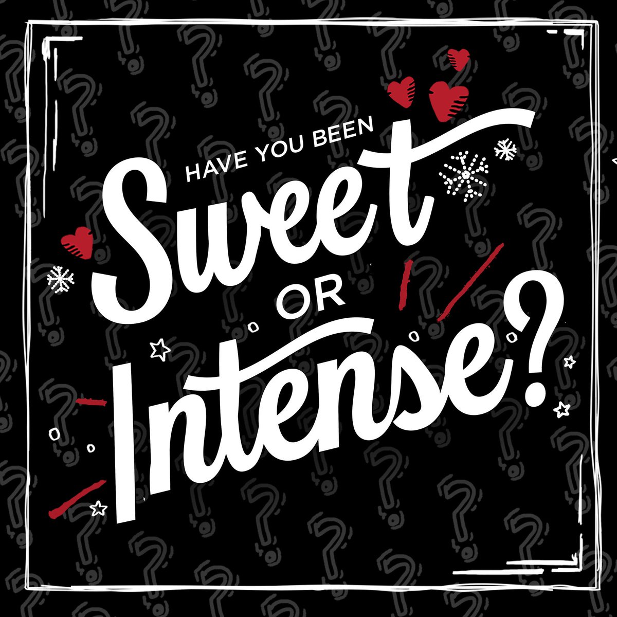 appleseedcider's tweet photo. Forget about naughty or nice. We want to know who’s been Sweet or Intense this year! http://t.co/aUnpDjHNQZ