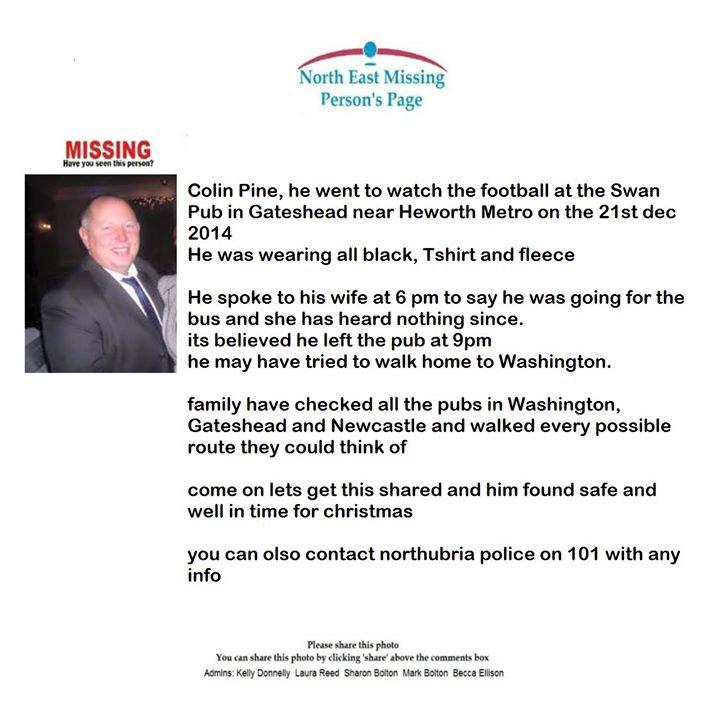 KrisHarding83's tweet image. MISSING - Can everyone from the North East please help RT