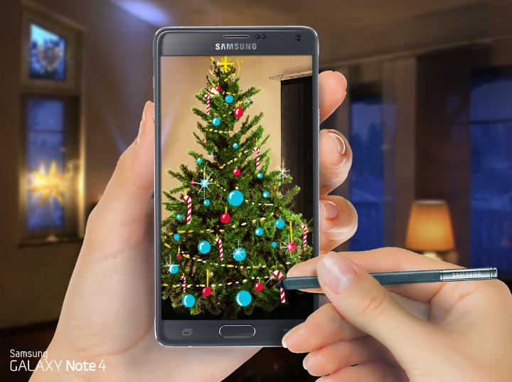 SamsungCR's tweet photo. Hagamos repaso de tu lista de navidad, recordá que no puede faltar el #Note4CR #NavidadSamsung http://t.co/EAf7PIDRY6 http://t.co/g9EpmijM7f