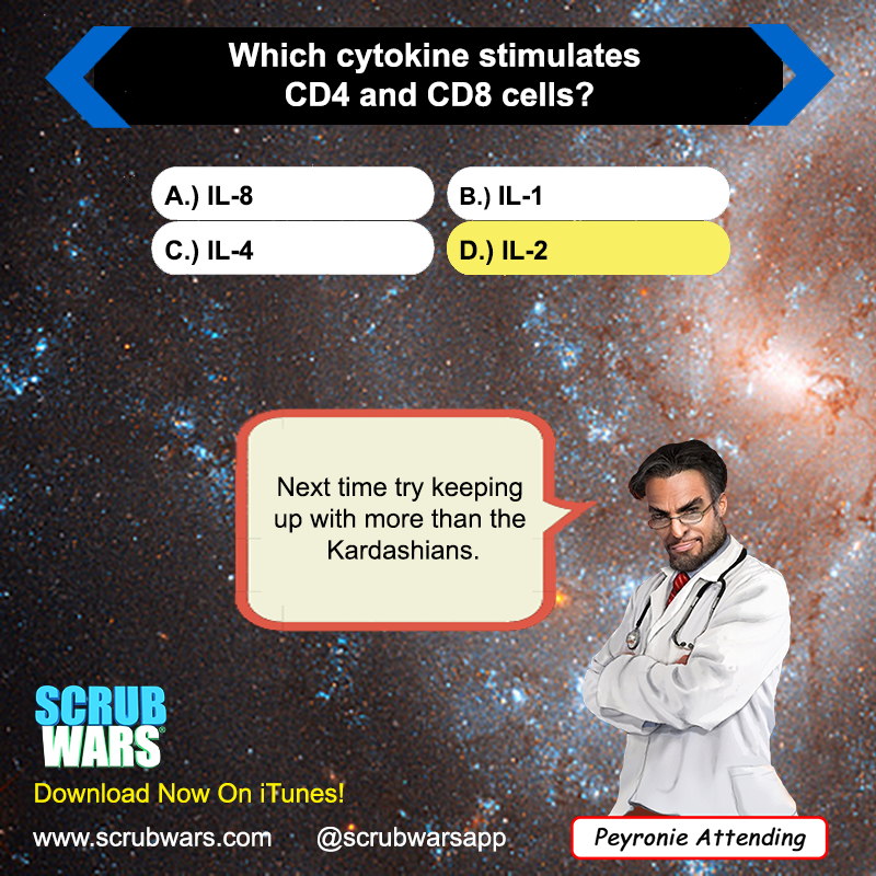 scrubwarsapp's tweet photo. #MedEd Review Answer - #USMLEstep1 #ScrubWarsApp Retweet/Favorite if you guessed the right answer! http://t.co/IKpTX6t0Ae