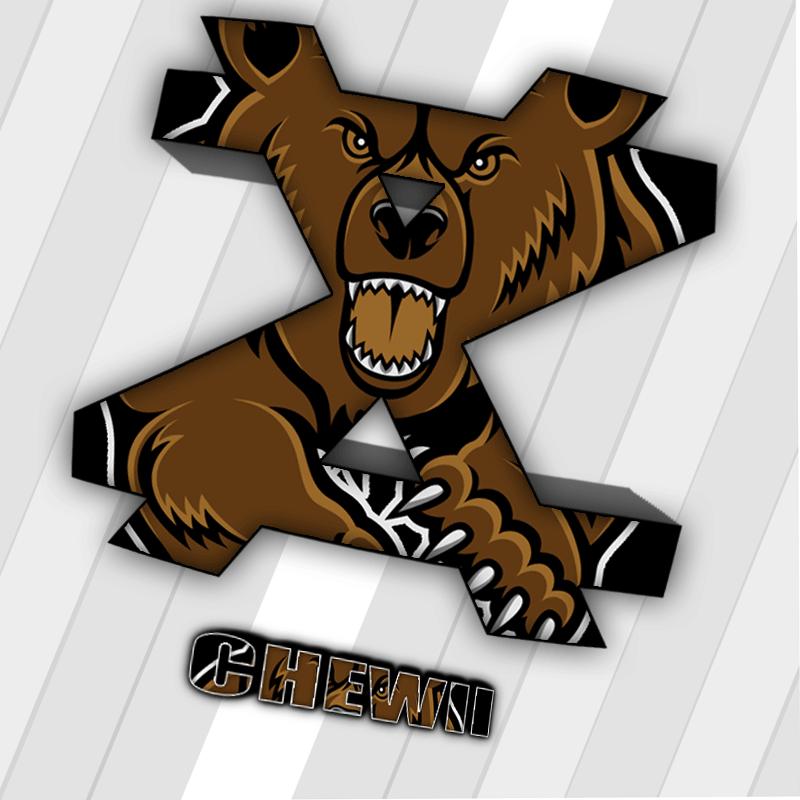 zingogfx's tweet image. Fresh new logo for Chewii xZ