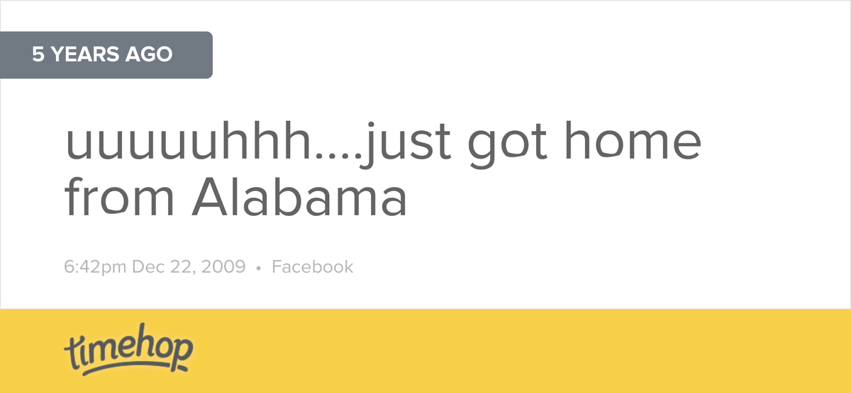 HartieIII's tweet photo. Exactly 5 years ago today! (via @timehop) http://t.co/21ykZw7yGg http://t.co/x3vPLkxczi