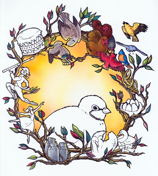 markeruniverse's tweet image. More #CopicTutorial action  +  Prizes! — #Copic12DaysofChristmas : Day 6 by Jayleen Weaver @GurukittyStudio