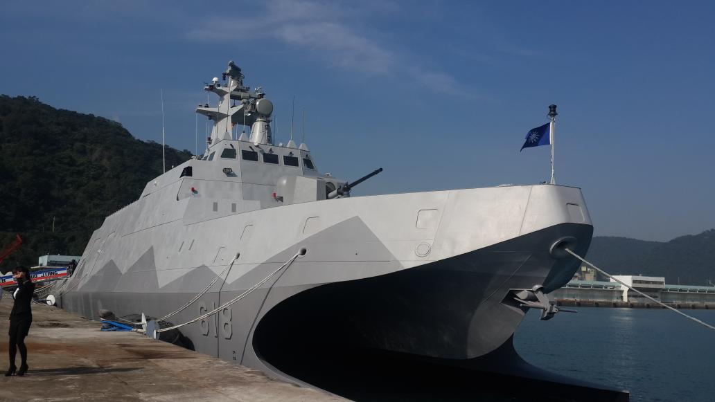 Taiwan Navy's new warship Tuo River-class corvette