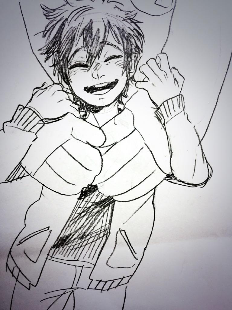 わーいうれしい!うれしいからヒロ描いちゃお 