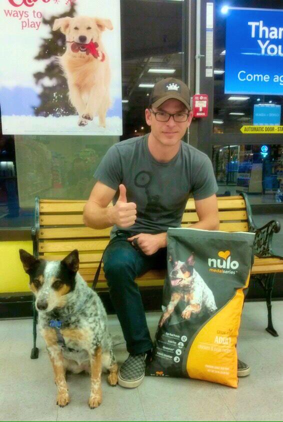 TeamOhlen's tweet photo. @jedrogers & #prancypaws, the @HelloNulo dog, came in to spread some cheer! #inspiredbypets #eplains #austinpetm http://t.co/uBQ3NLRMeT
