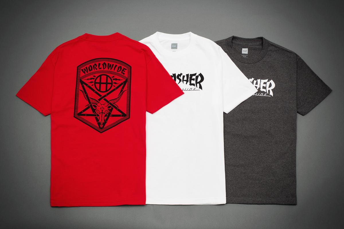 hufworldwide's tweet photo. HUF x @thrashermag Asia Tour Tee // Now Available. #StoopsAsiaTour #HUFxThrasher #waitwhat #hufworldwide #HUF http://t.co/ykEWS53VUa