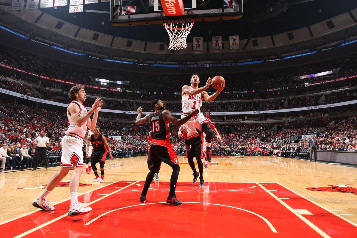 NBA (@nba) on Twitter photo Rose (29-3), Butler (27-11-4-5 blks) & <a href="/chicagobulls/">Chicago Bulls</a> held off Lowry (34-6-3) & <a href="/raptors/">Toronto Raptors</a> for a 129-120 home W. Rose (29-3), Butler (27-11-4-5 blks) & <a href="/chicagobulls/">Chicago Bulls</a> held off Lowry (34-6-3) & <a href="/raptors/">Toronto Raptors</a> for a 129-120 home W.