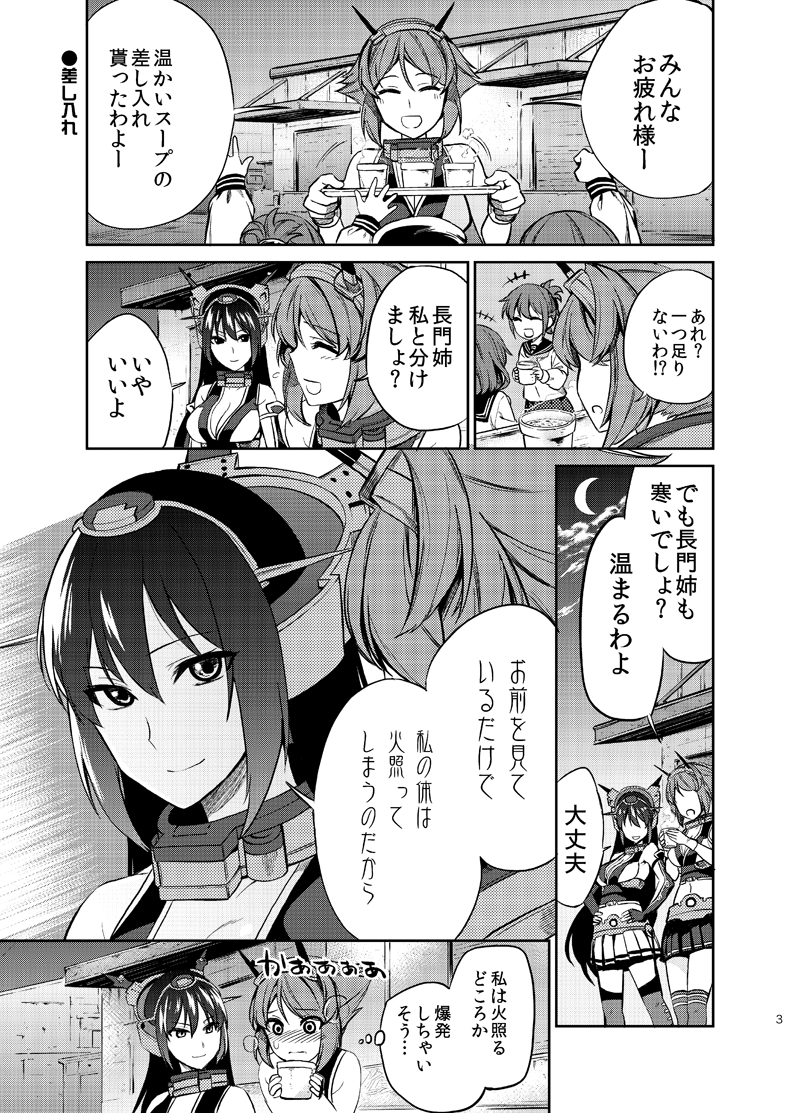 イケメン長門にドキドキ陸奥35/差し入れ
