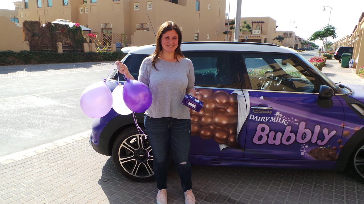 CadburyArabia's tweet photo. #BubblyMini spreading joy all over #Dubai! tweet us why your friend should get a visit now! http://t.co/SWc7MXRpui