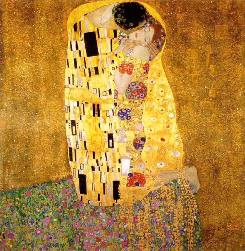 arteaIdia's tweet photo. "The Kiss" (1907), Gustav Klimt (Austria) - Art Nouveau http://t.co/JEA3M9E8PO