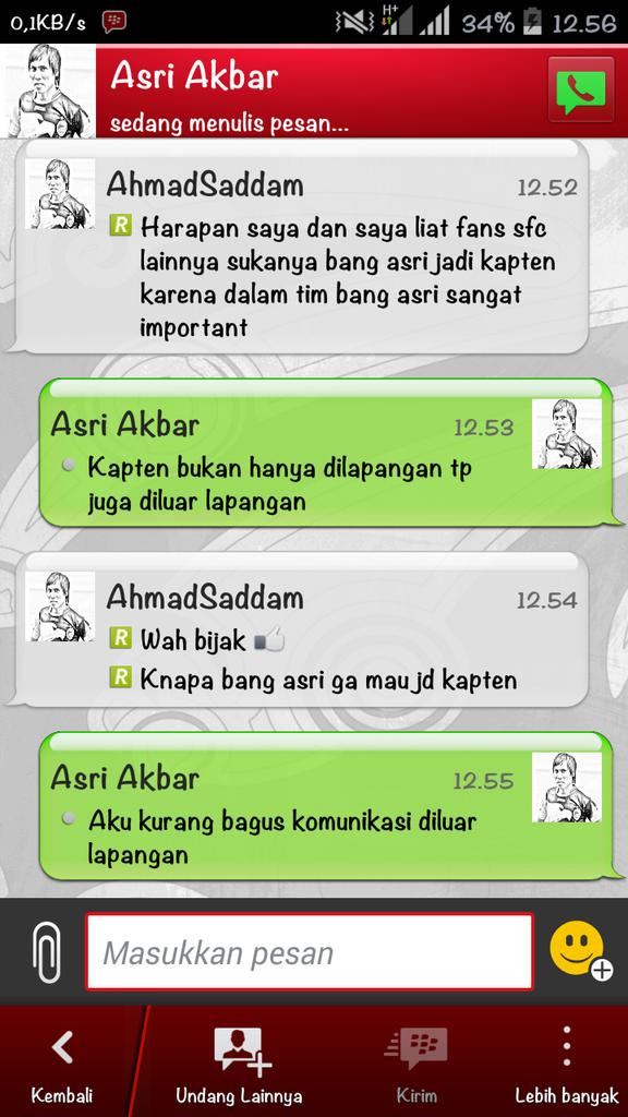 ssaaddddaamm's tweet photo. @SriwijayaIsMe gini kata asri akbar http://t.co/aVdNN0pZQK