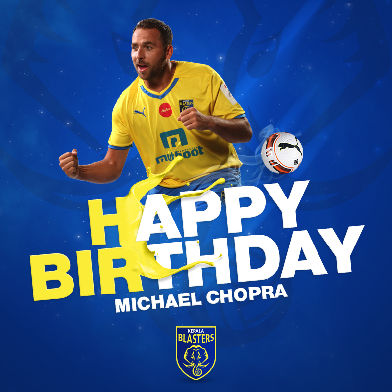 Join us in wishing our Blaster, Michael Chopra, a very Happy Birthday! 