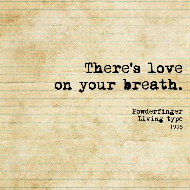 ozsongwords's tweet photo. .@powderfinger_au #LivingType http://t.co/GhJ96dGzyZ