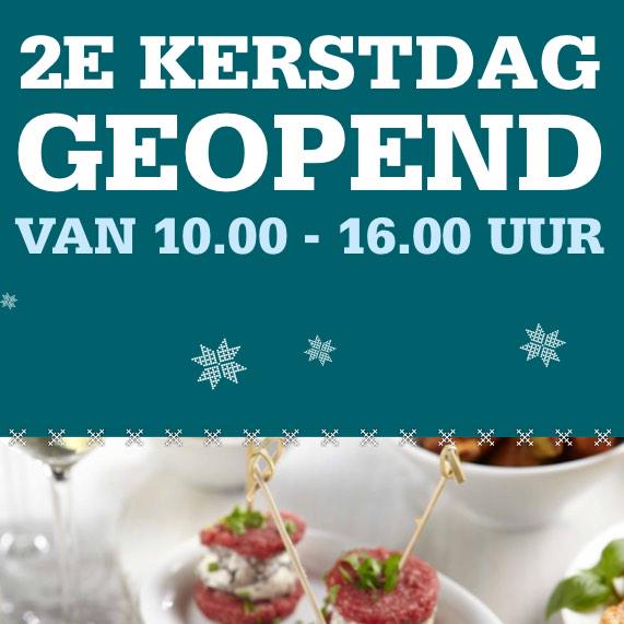 Onze openingstijden deze week: 24-12 7-18 uur. Eerste kerstdag gesloten. Tweede kerstdag geopend 10-16u. Fijne dagen!
