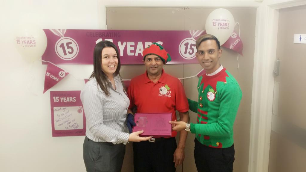 Well Done Harish for your 15 Years Service #ProudPM   #Tothenext15years <a href="/kerry_baines/">Kerry Baines</a> @Doyle123mac <a href="/Kerrysheward/">Kerry Sheward</a>