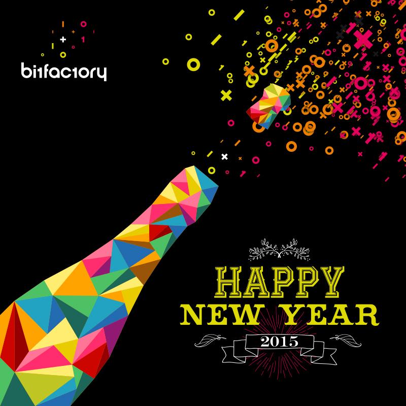 Wij van <a href="/bitfactory/">Bitfactory</a> wensen iedereen fijne feestdagen en een… #happynewyear #kerst2014 #bitfactory