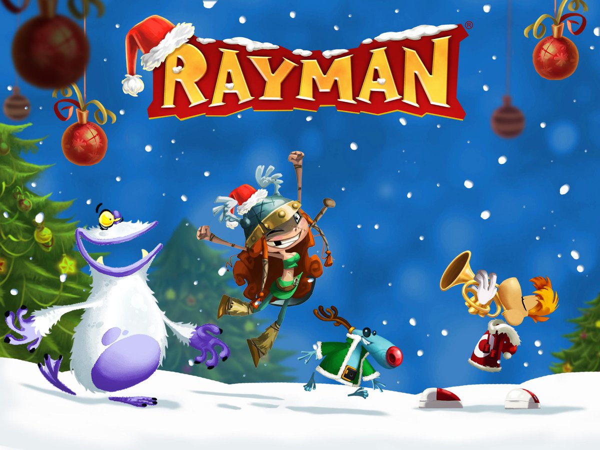 Rayman on Twitter "The Rayman team wishes you Happy Holidays and a very Mer Ray Christmas