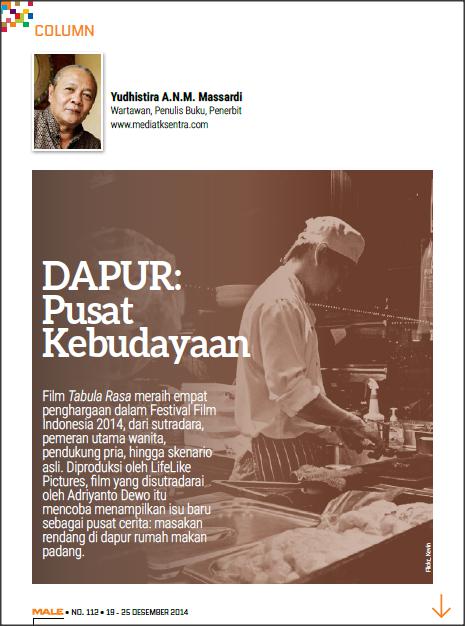 "Dapur Adalah Jantung dan Pusat Sebuah Kebudayaan" bit.ly/MALE112