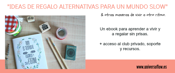 Tienes derecho a una navidad con momentos slow.  ¿Te unes al Club del Regalo slow? universoflow.es/ebook/