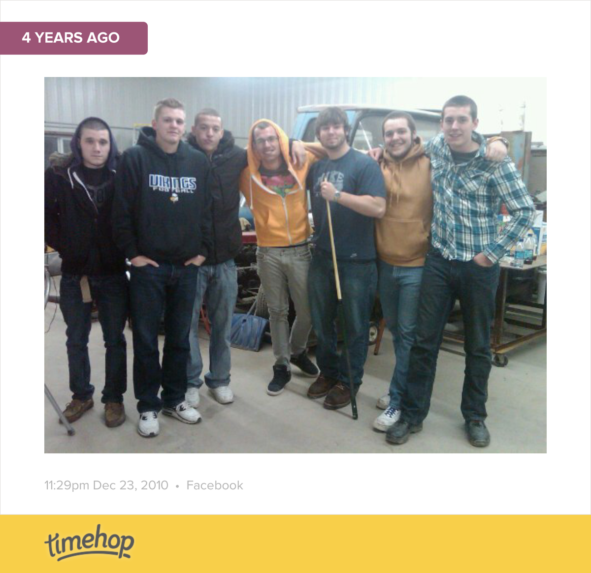 chrisgray45's tweet photo. Exactly 4 years ago today! (via @timehop) http://t.co/V5Ofu3XLIE http://t.co/T4f9KqDswU