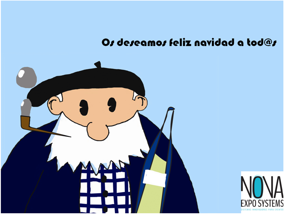 NovaExposystems's tweet photo. Os deseamos feliz navidad y año nuevo a tod@s. Felices fiestas http://t.co/EFXywdkF6S