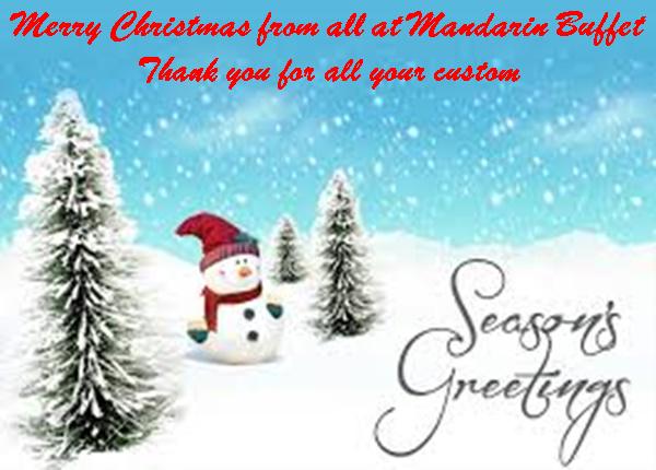 MandarinBuffet1's tweet photo. We would like to wish everyone a very Merry Christmas and thanks for making this year a spectacular year! http://t.co/MN6ltU2lE1