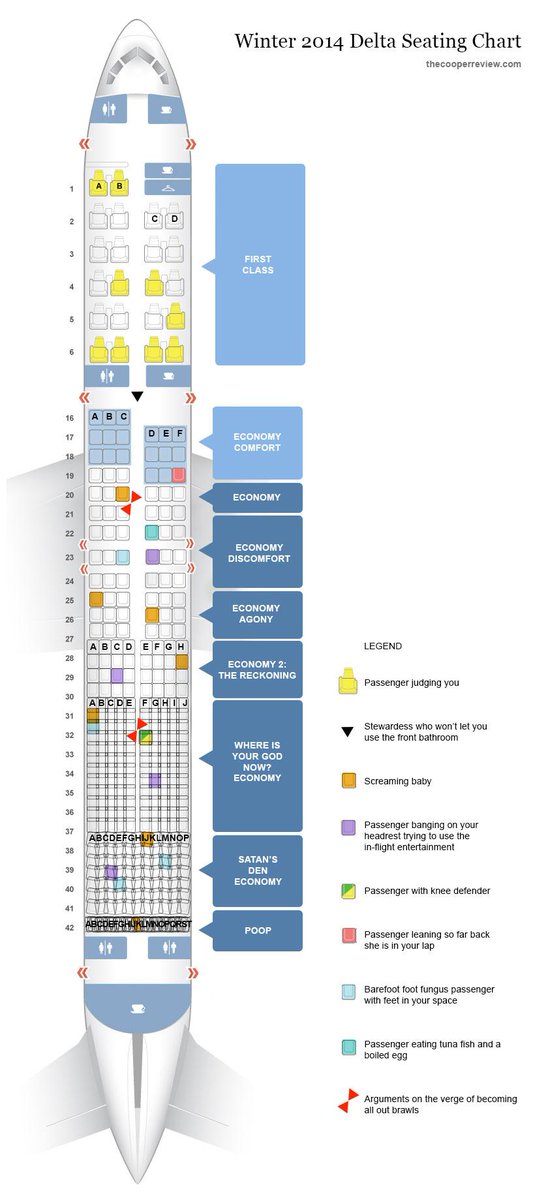 Delta Flight 837 Seating Chart