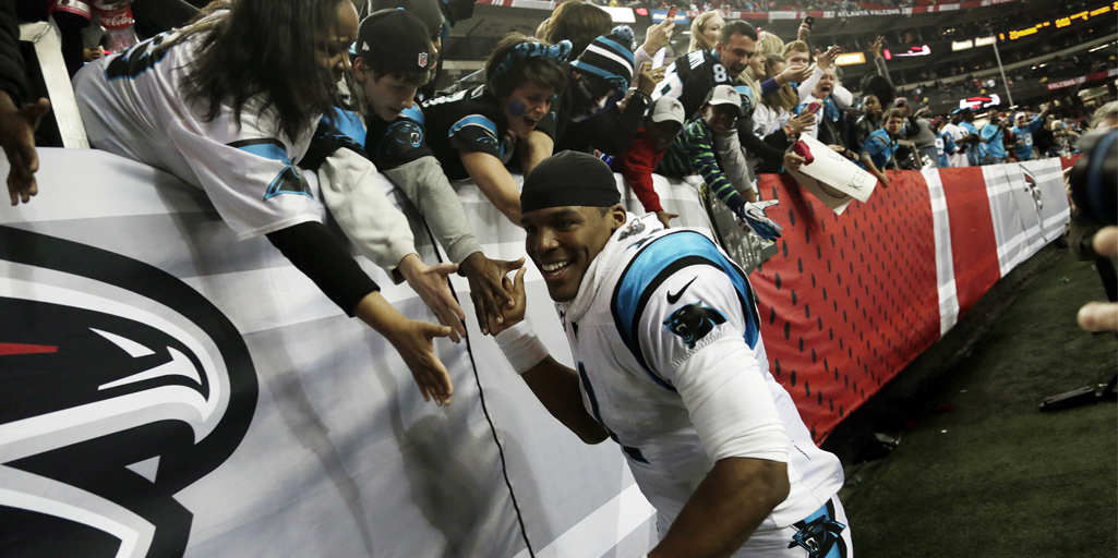 Panthers's tweet photo. ICYMI: The #Panthers Week 17 game at Atlanta has been flexed to 4:25 p.m. and will now be broadcast on CBS! #CARvsATL http://t.co/D5lqyzLFCE