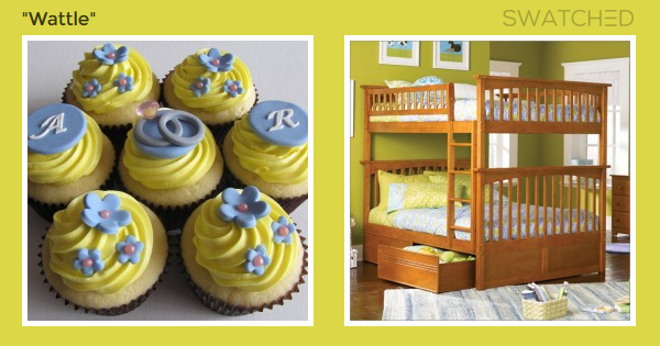 Swatchedcom's tweet photo. The http://t.co/SJ6XV6wKvq color of the day is "Wattle".   http://t.co/z4cmakghuX  #weddings #decor http://t.co/9vU7bmm9O8